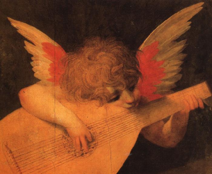 Rosso Fiorentino Angelic Musician oil painting image
